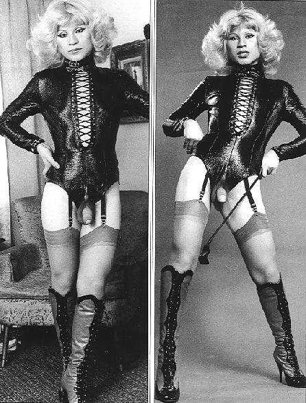 21P Retro Shemale Eva and an actress who reminds me of her!