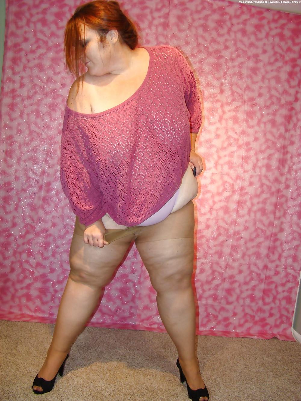 5P Bbw in pantyhose
