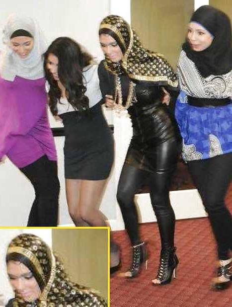 24P Dancing- hijab niqab jilbab arab turbanli tudung paki mallu