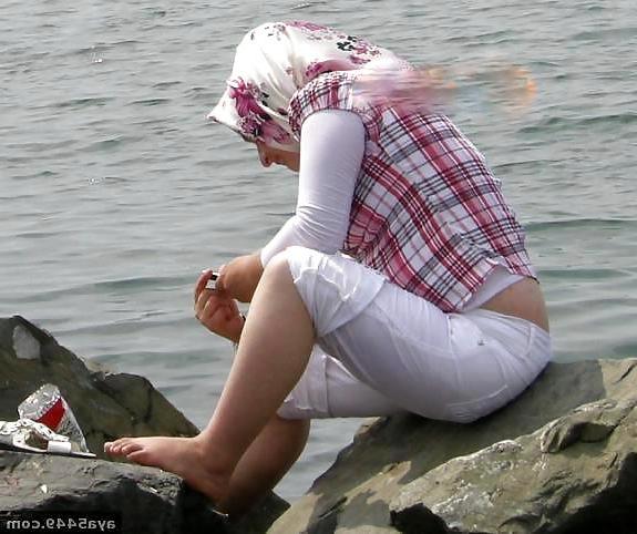 4P Turkish arab turbanli hijab ok