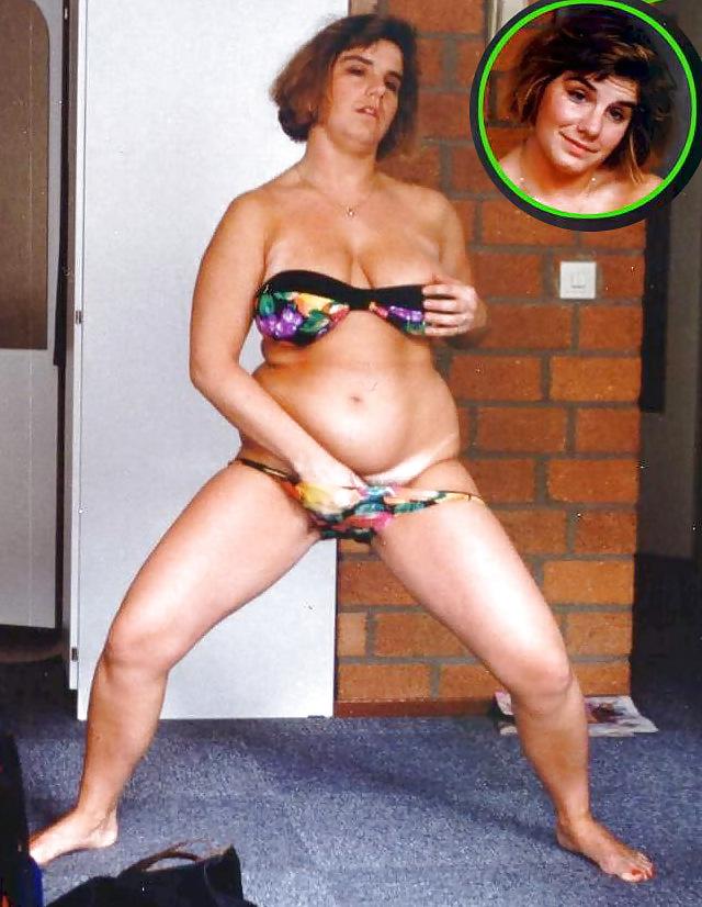 13P Chubby dark-blonde Ingrid posing and fingering