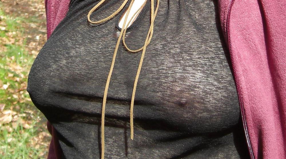 25P My wifes tits in private and public
