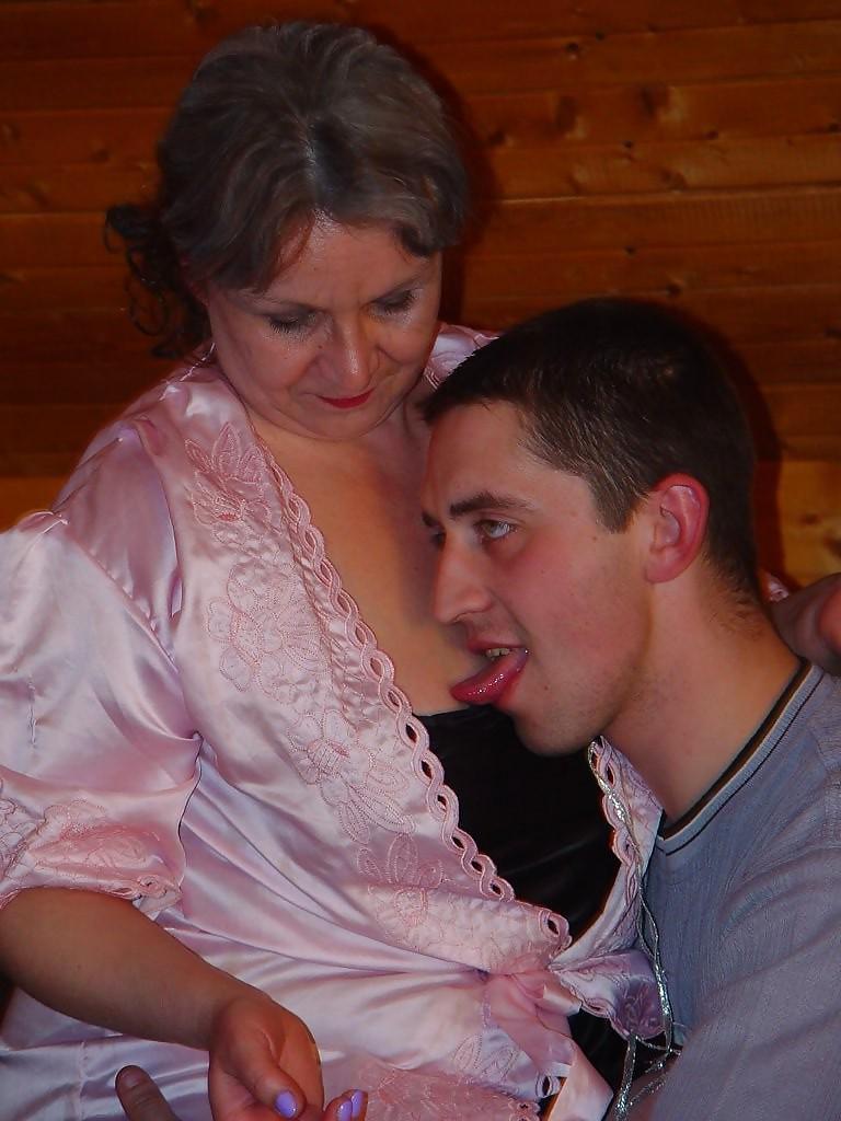20P Matures loves to give breast to young  guys X