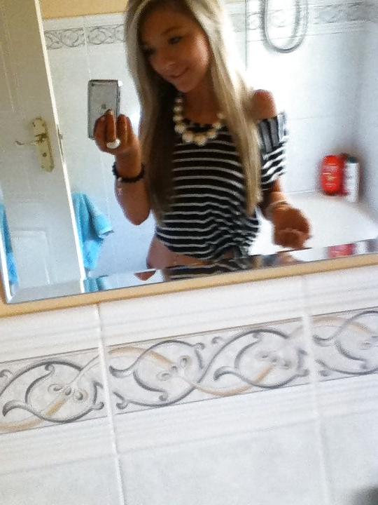25P Super sexy british teen girl amy she's so cute