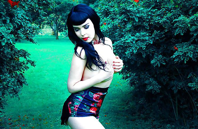 18P Busty Goth Slut Massive Tits