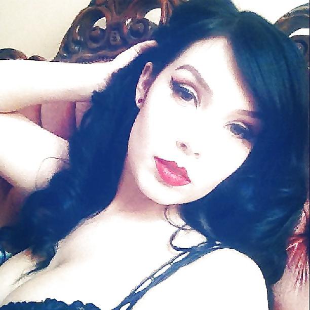 18P Busty Goth Slut Massive Tits