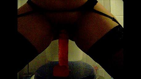 5P Hot wife riding dildo