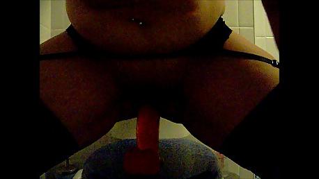 5P Hot wife riding dildo