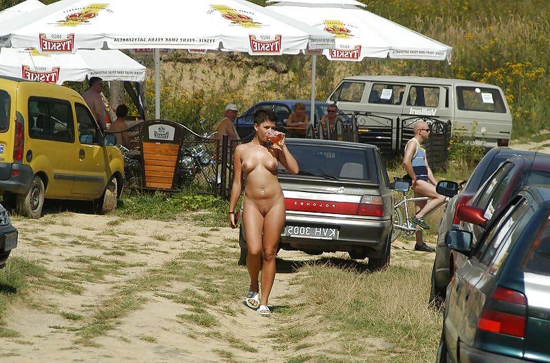 13P Hot chezh slut walking naked in public