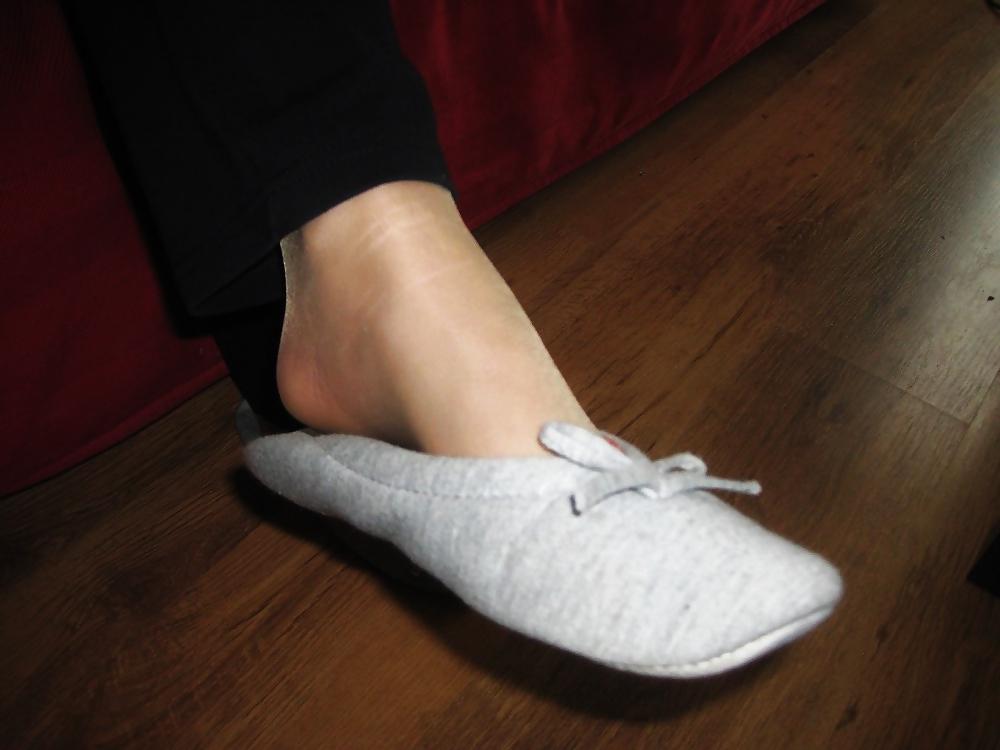 13P wife nylons feet balerin