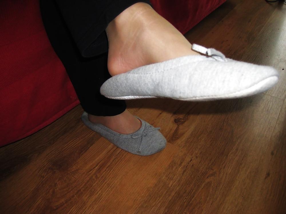 13P wife nylons feet balerin