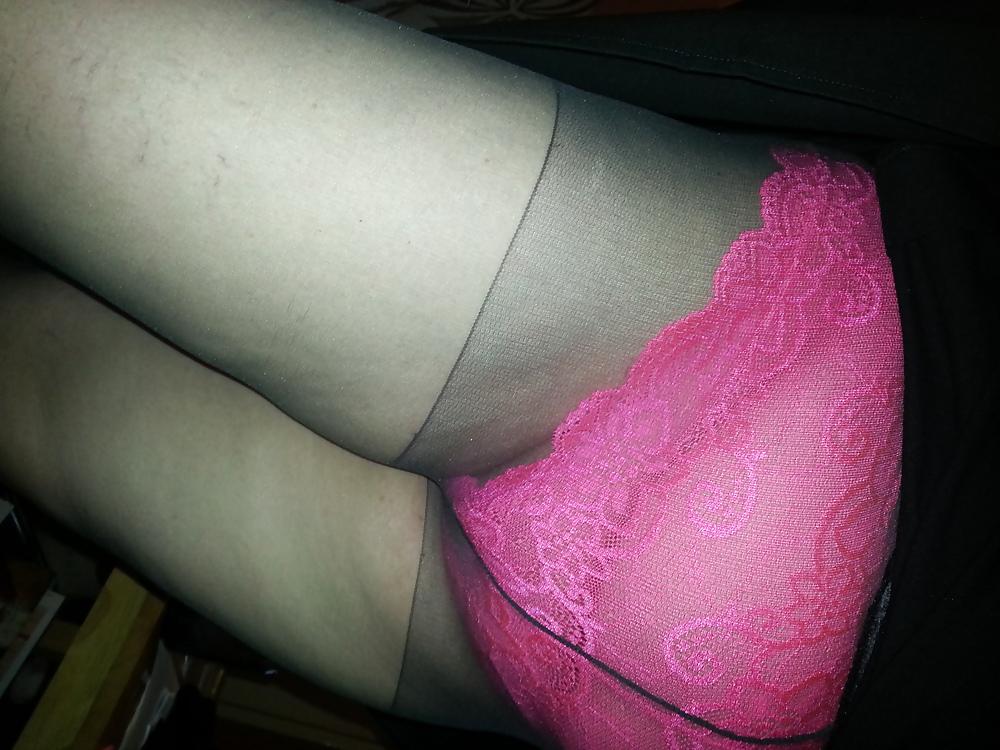 12P Bbw wife upskirt pantyhose and knickers