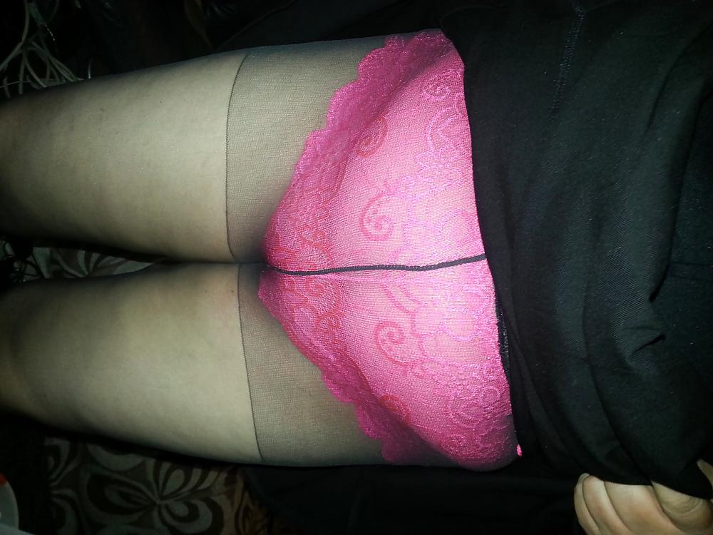 12P Bbw wife upskirt pantyhose and knickers