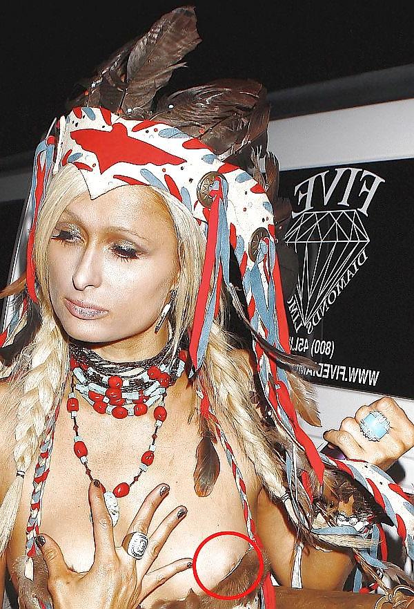 6P Paris Hilton Nip-Slip