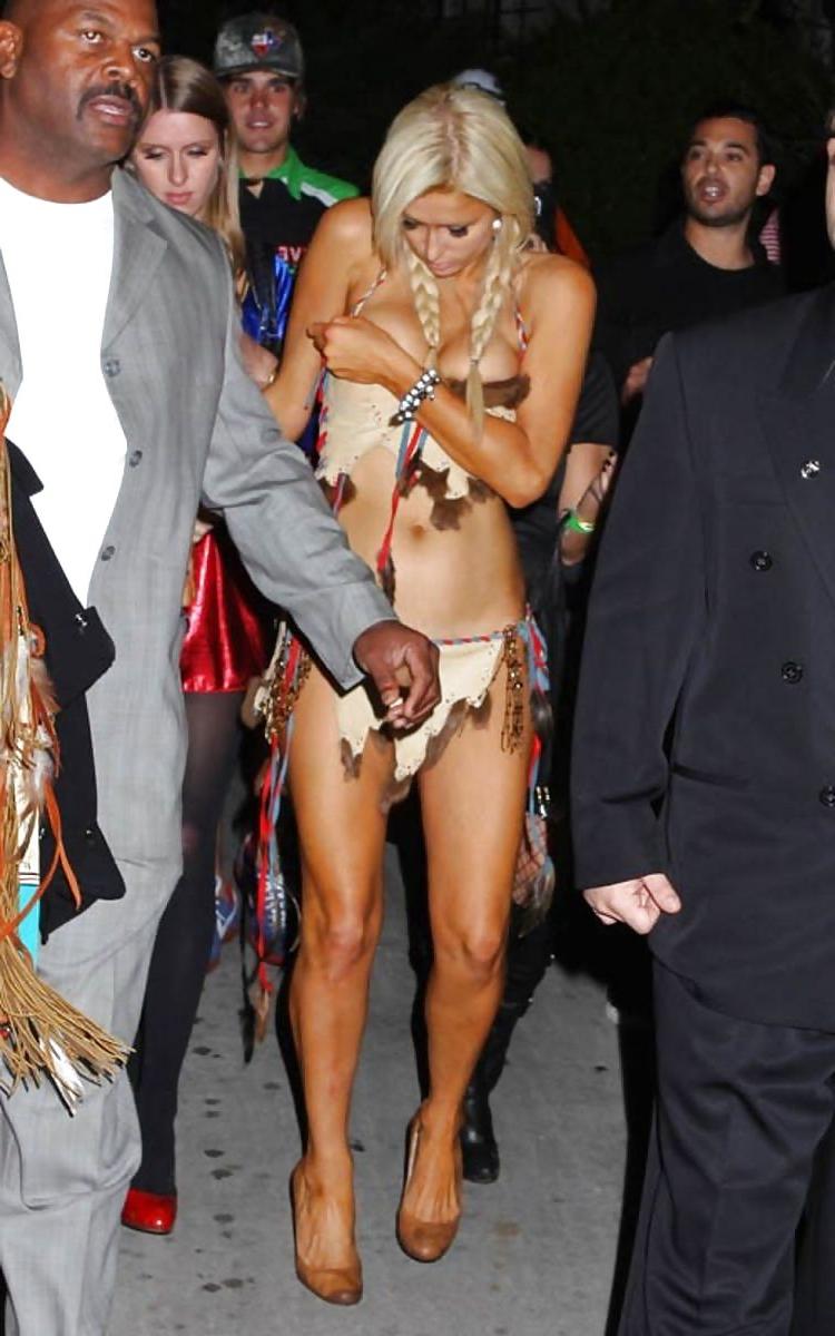 6P Paris Hilton Nip-Slip