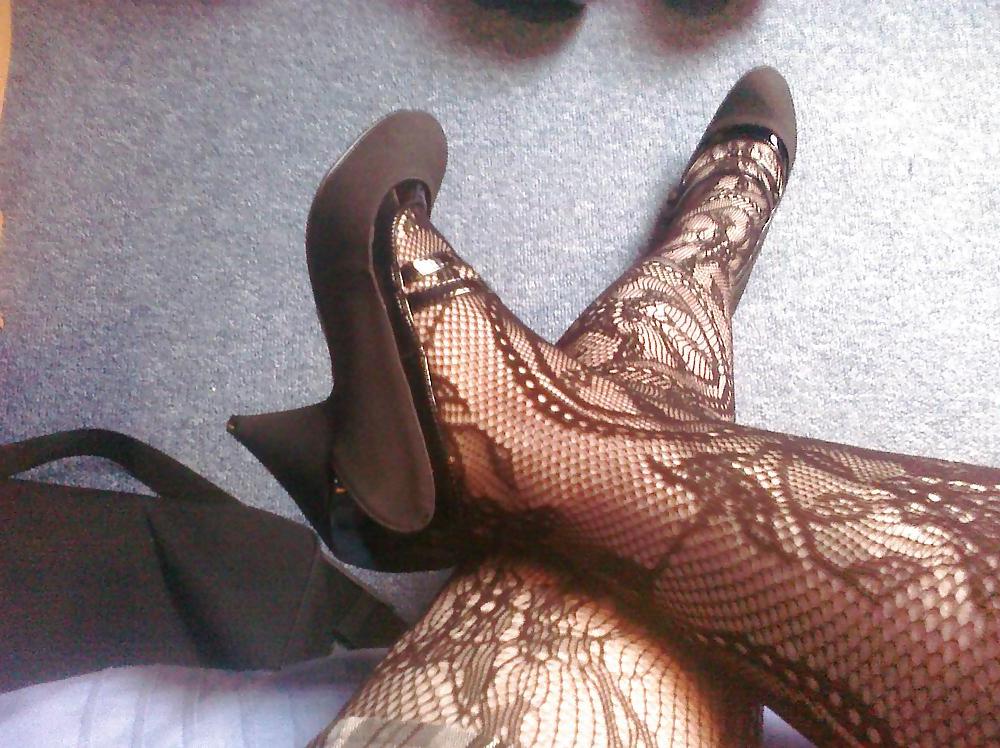 6P Lace tights