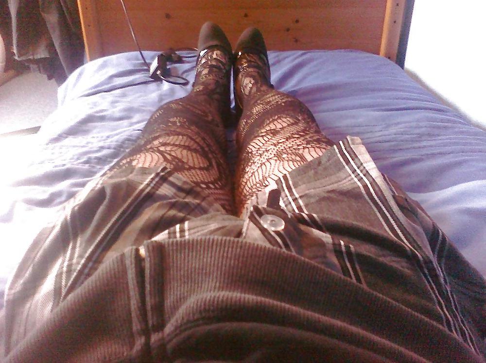 6P Lace tights