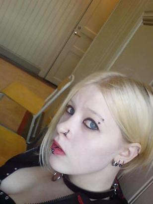 16P Blonde with nice cleavage