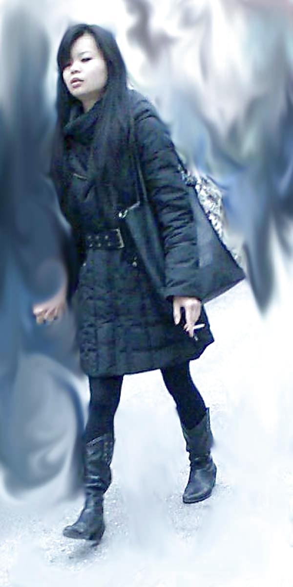 25P ASIAN BABES WEARING BOOTS IN GREEK STREETS II