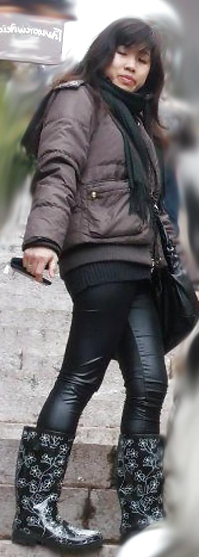 25P ASIAN BABES WEARING BOOTS IN GREEK STREETS II