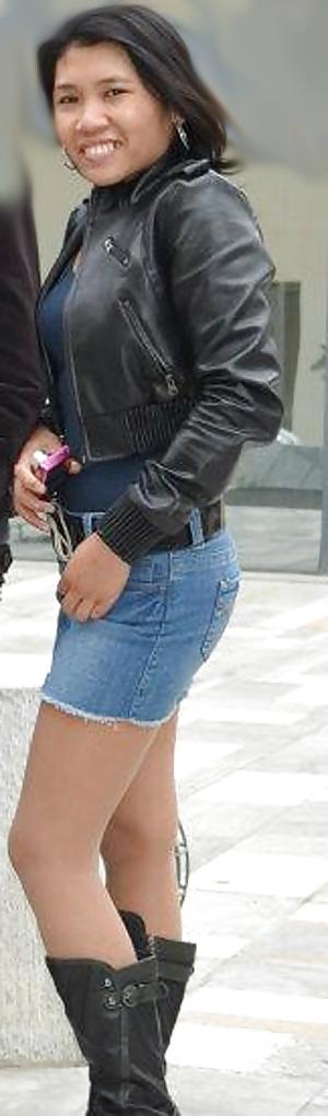 25P ASIAN BABES WEARING BOOTS IN GREEK STREETS II