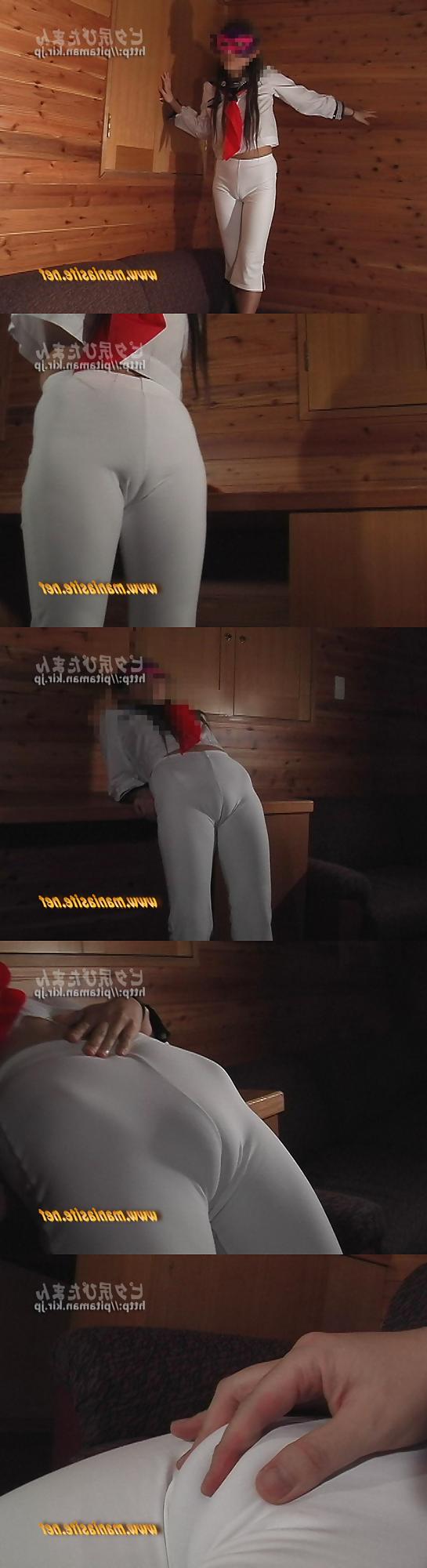 25P Asian teen in tight pants toe mound