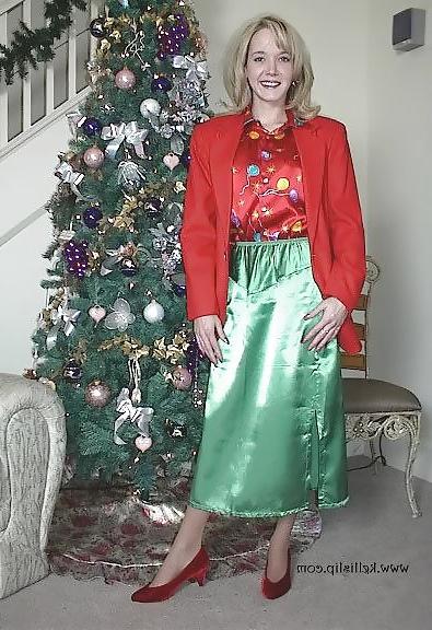 25P Green Satin Slip