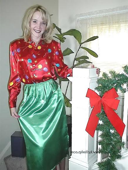 25P Green Satin Slip