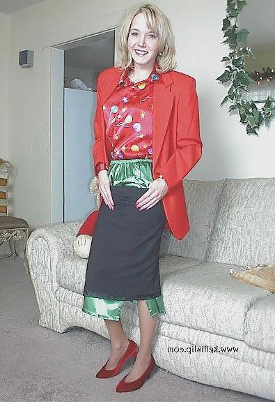 25P Green Satin Slip
