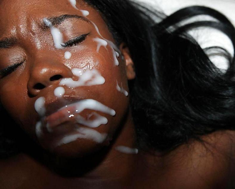 25P Black Cum Faces