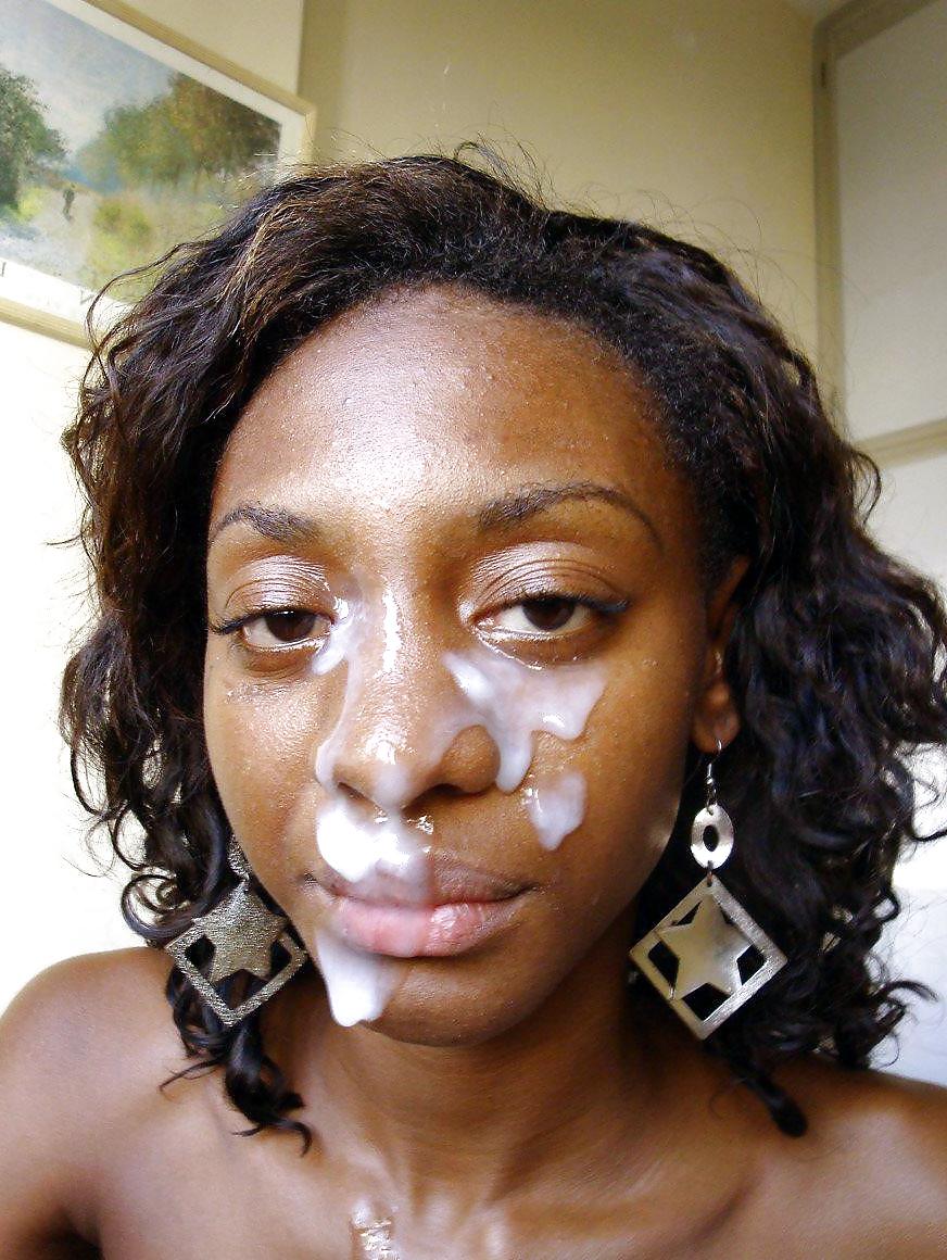 25P Black Cum Faces