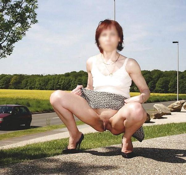 20P I dare You posing for me outdoors slut!
