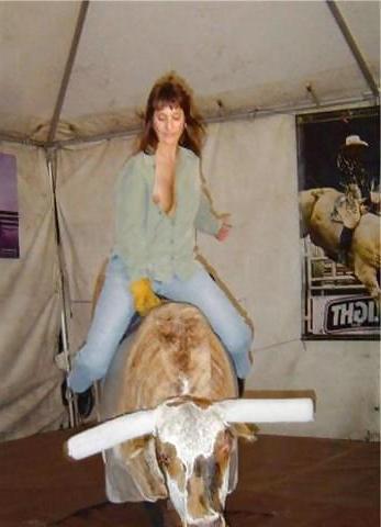 25P Girls Riding The Mechanical Bull 2