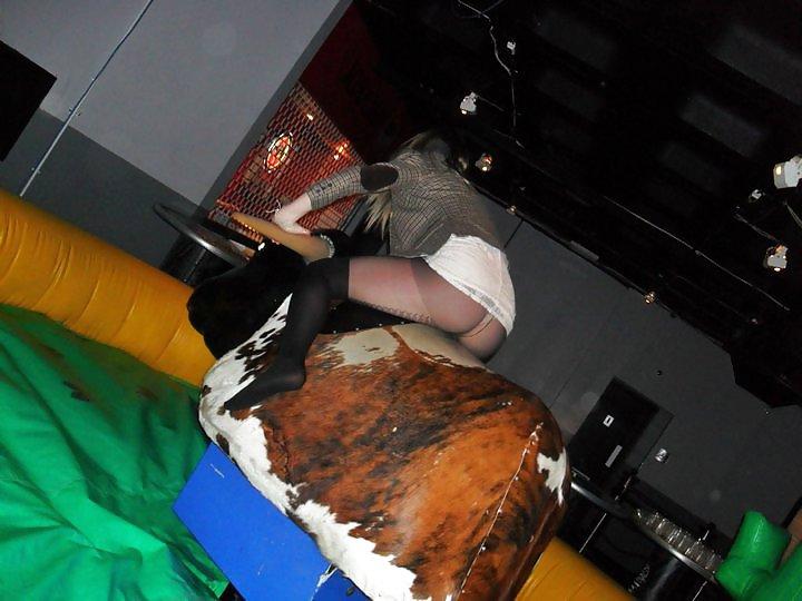 25P Girls Riding The Mechanical Bull 2