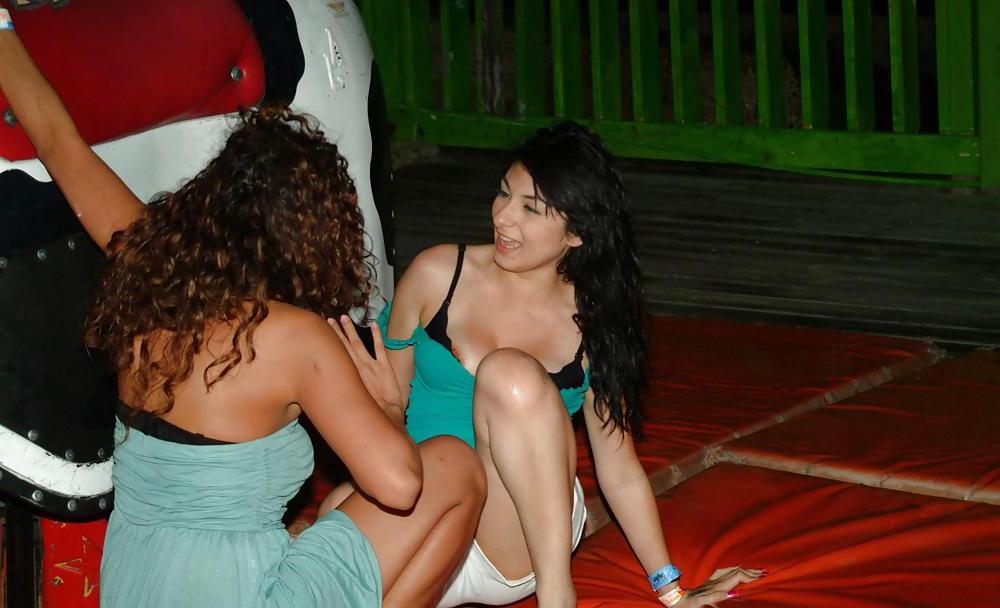 25P Girls Riding The Mechanical Bull 2