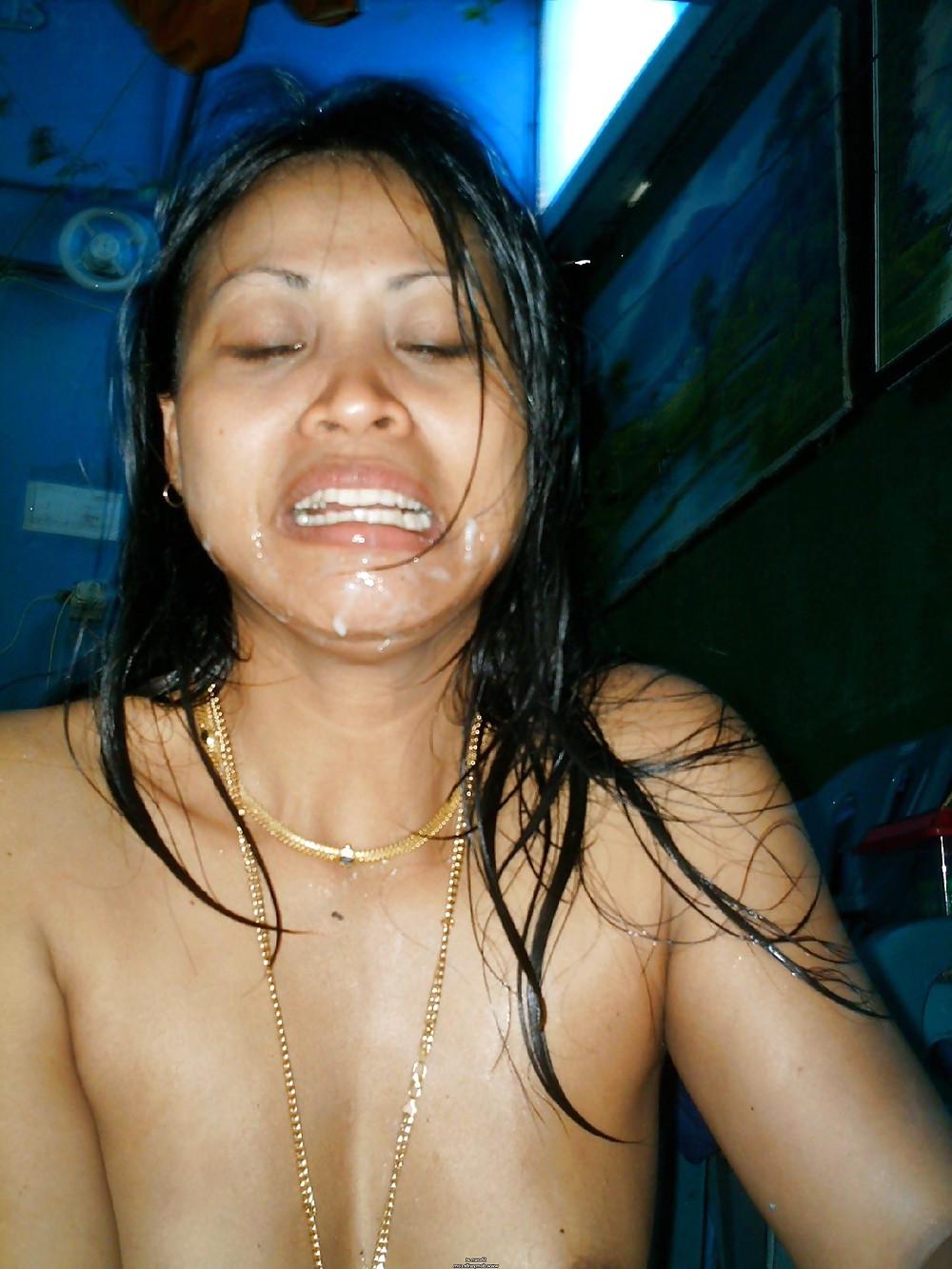 25P NO IN MY FACE 3 , asian facials and facial slut