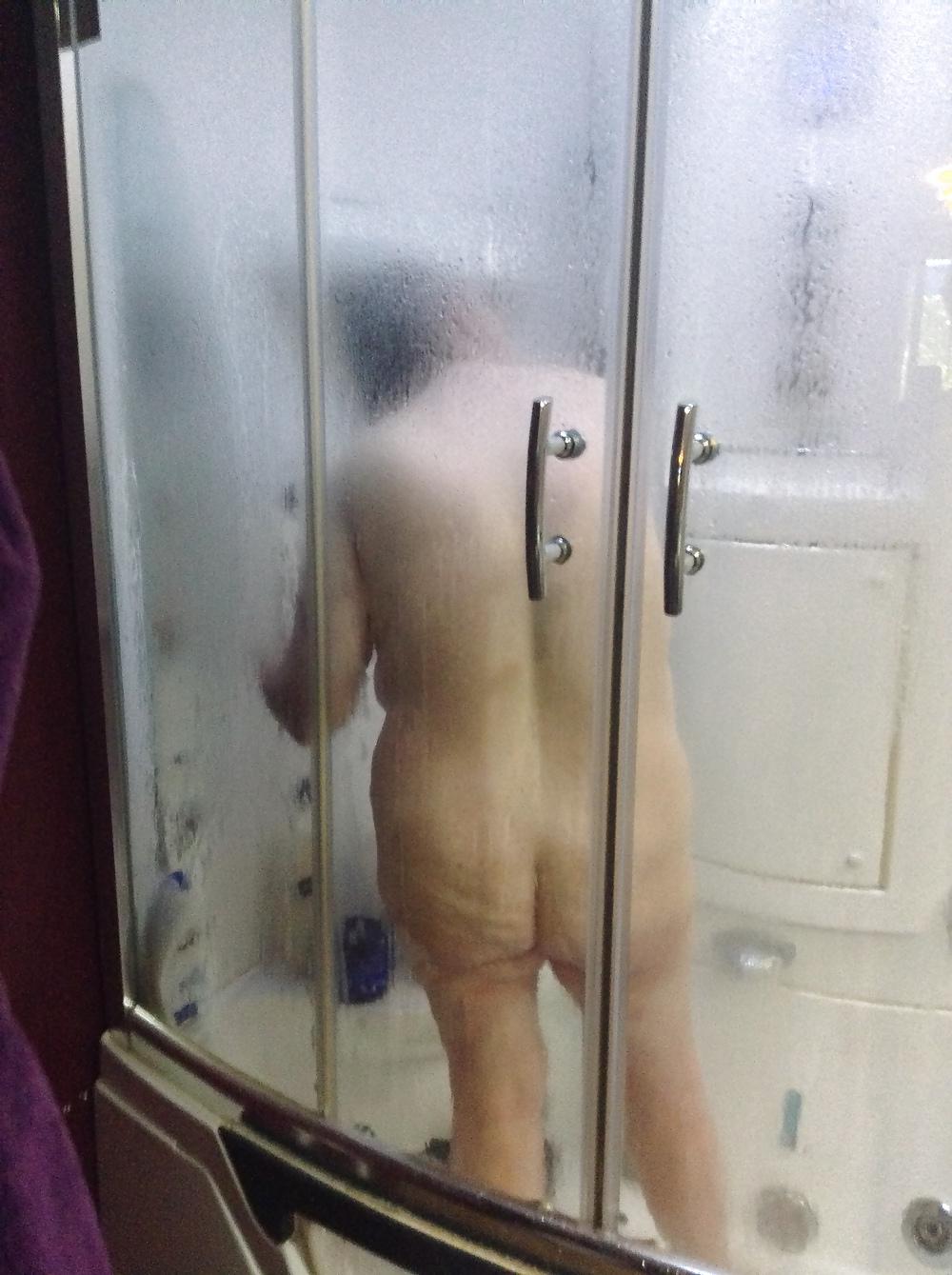 19P Pics of my sexy beautiful wife in hot tub and shower
