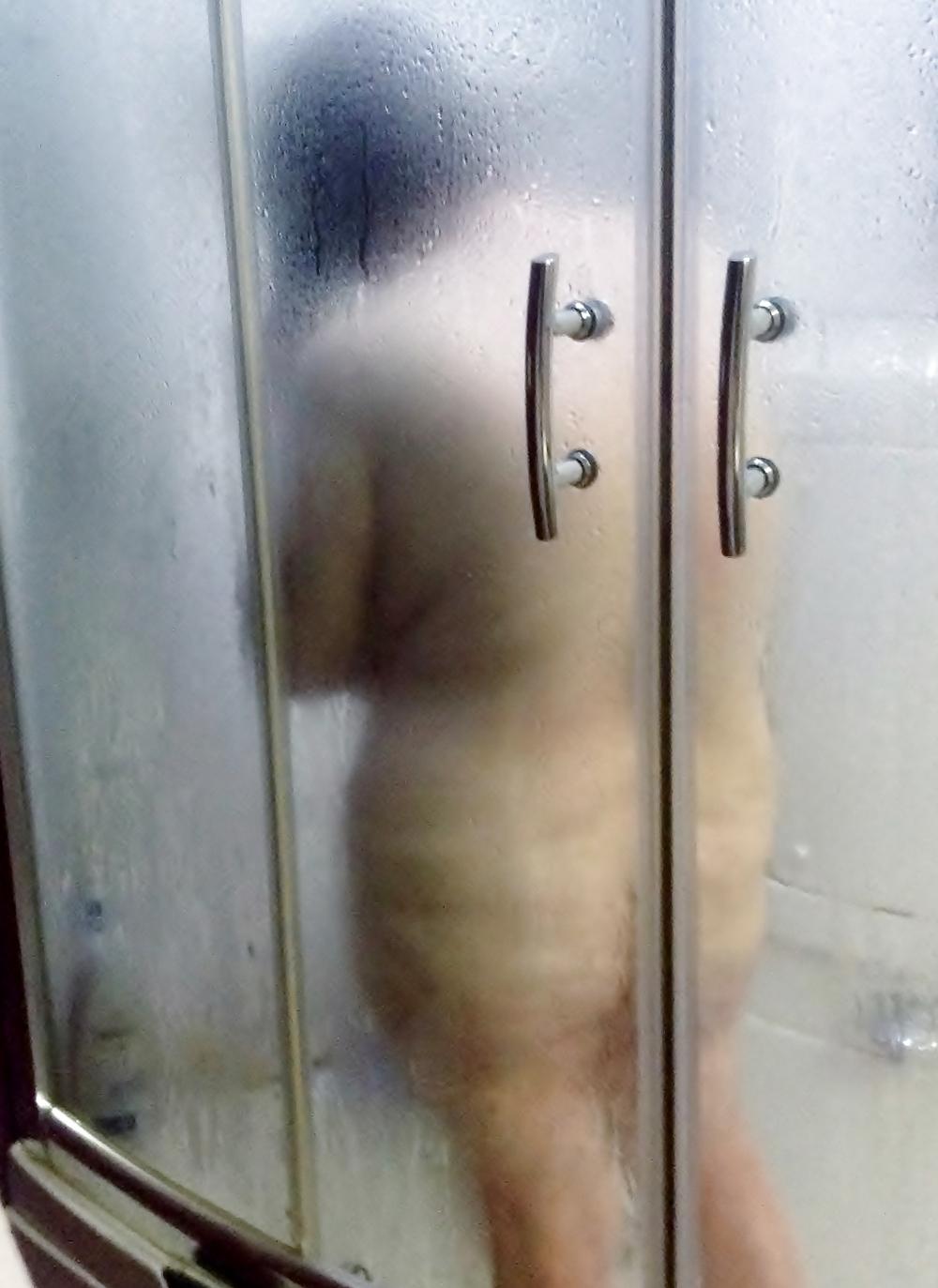 19P Pics of my sexy beautiful wife in hot tub and shower