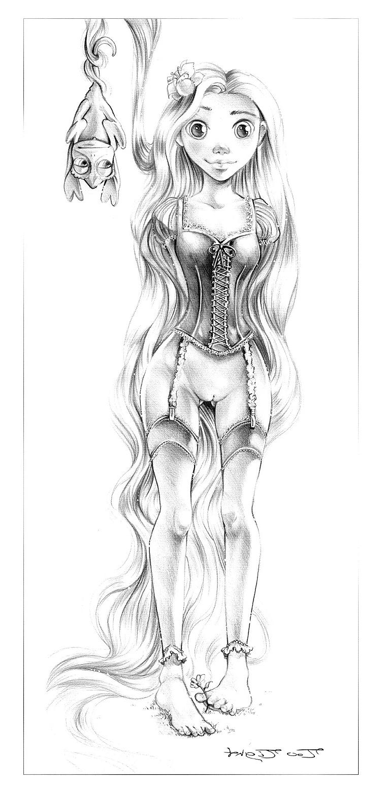 25P Rapunzel Lets Her Hair Down!