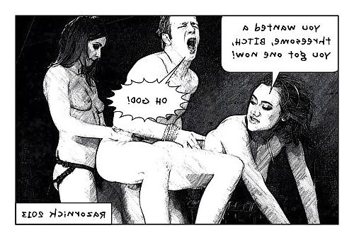 25P BBW Strap-on Cartoon