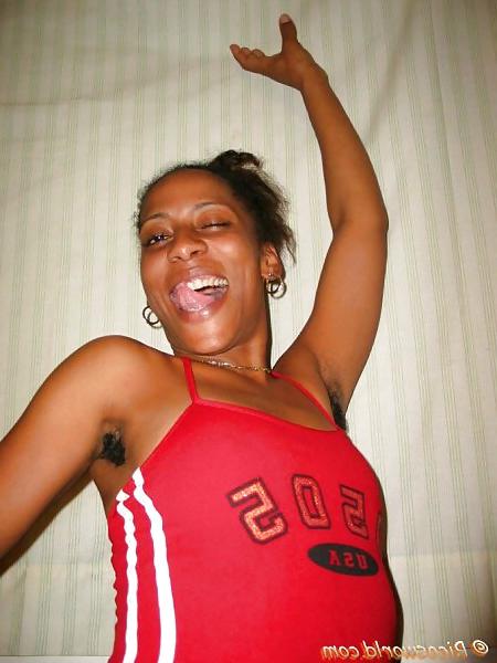 5P Hairy black girl