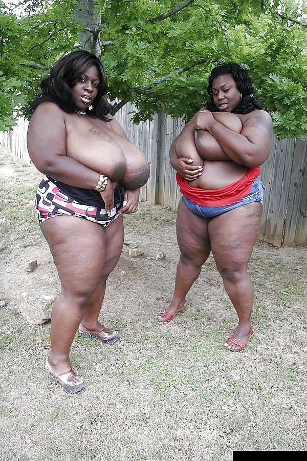 19P TWO BBW EBONY WOMEN WITH HUGE BOOBS 