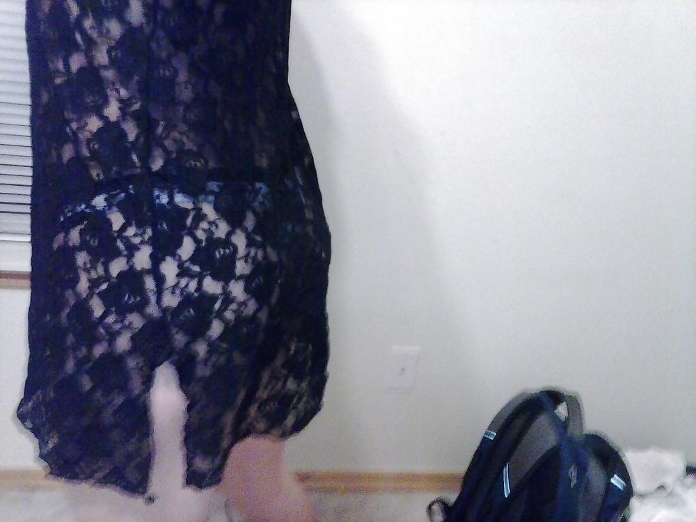 4P Cd in lace nightie 