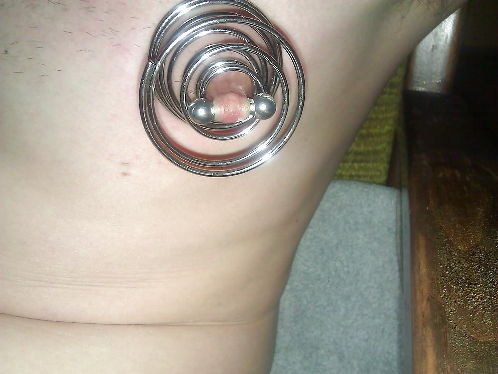 10P Pierced Nipple stretching