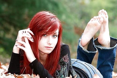 25P Red Hair, Feet Bare 6