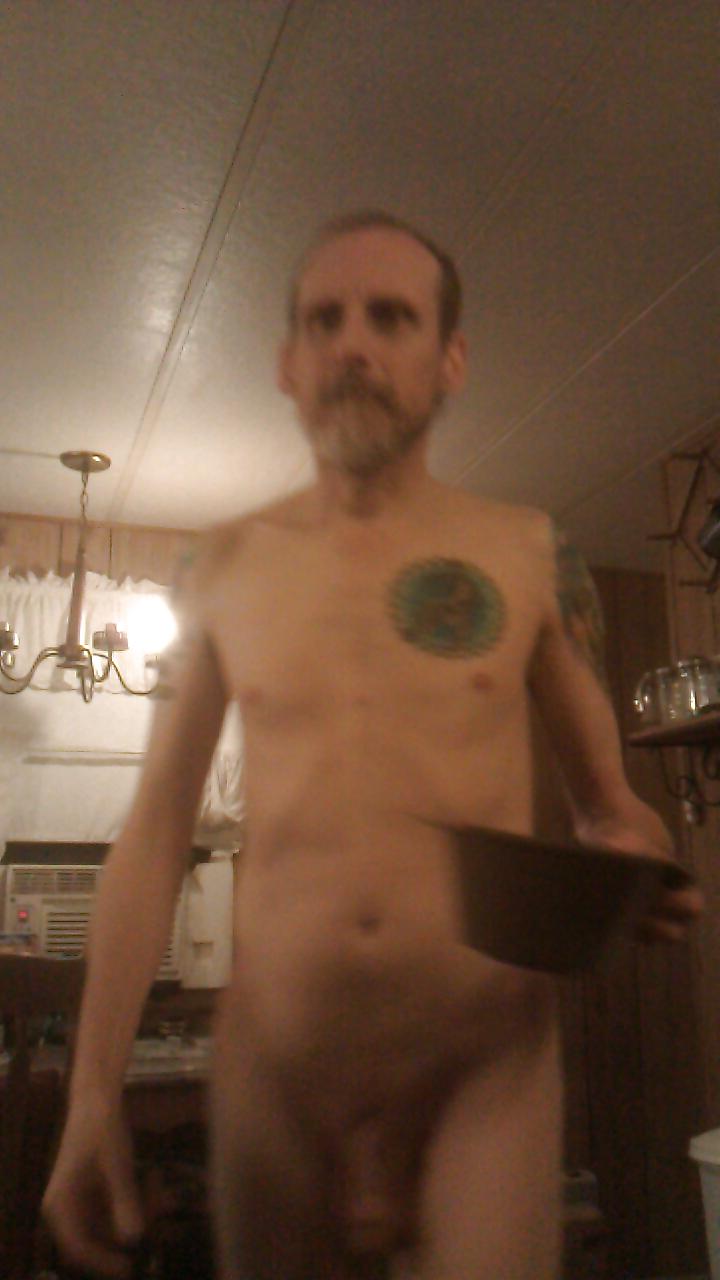 9P Me gabe naked in the kitchen