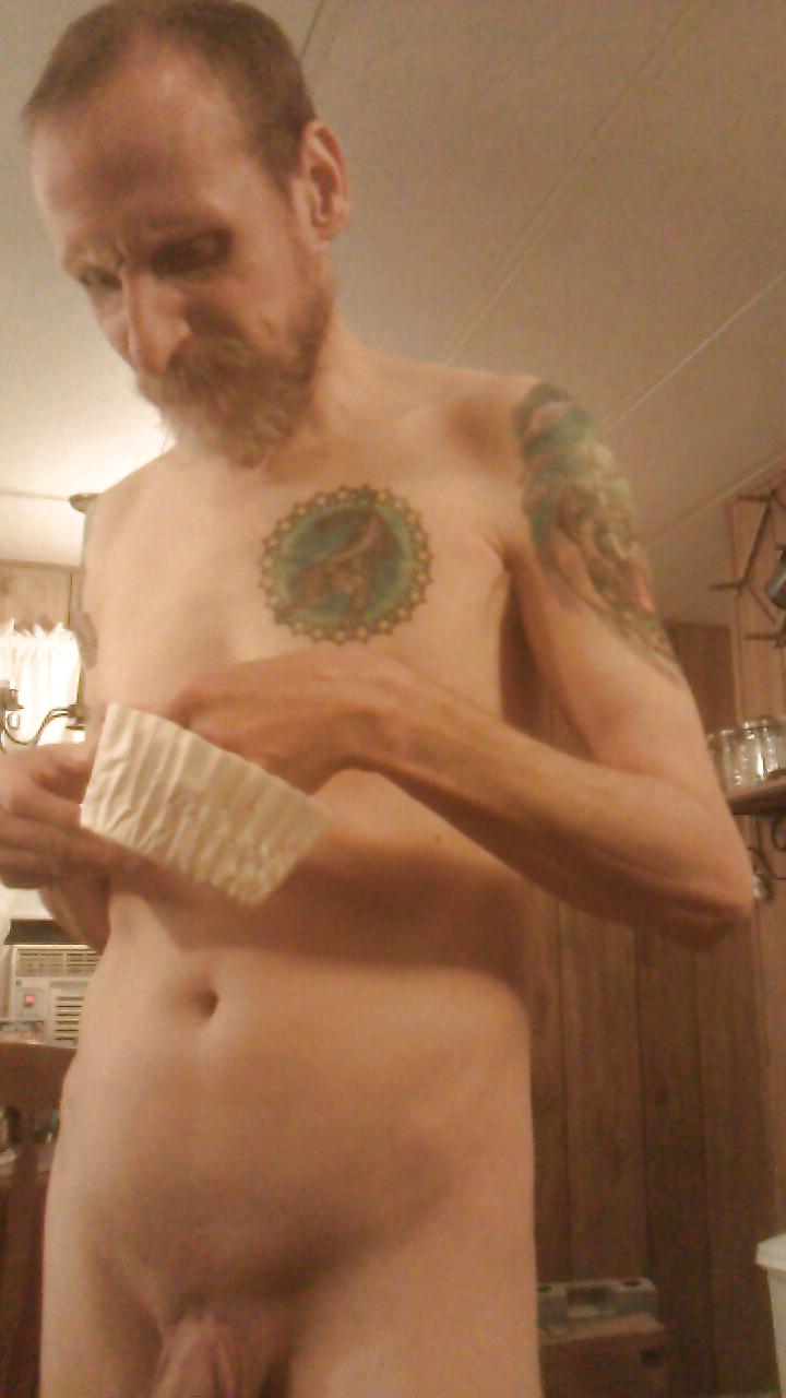 9P Me gabe naked in the kitchen