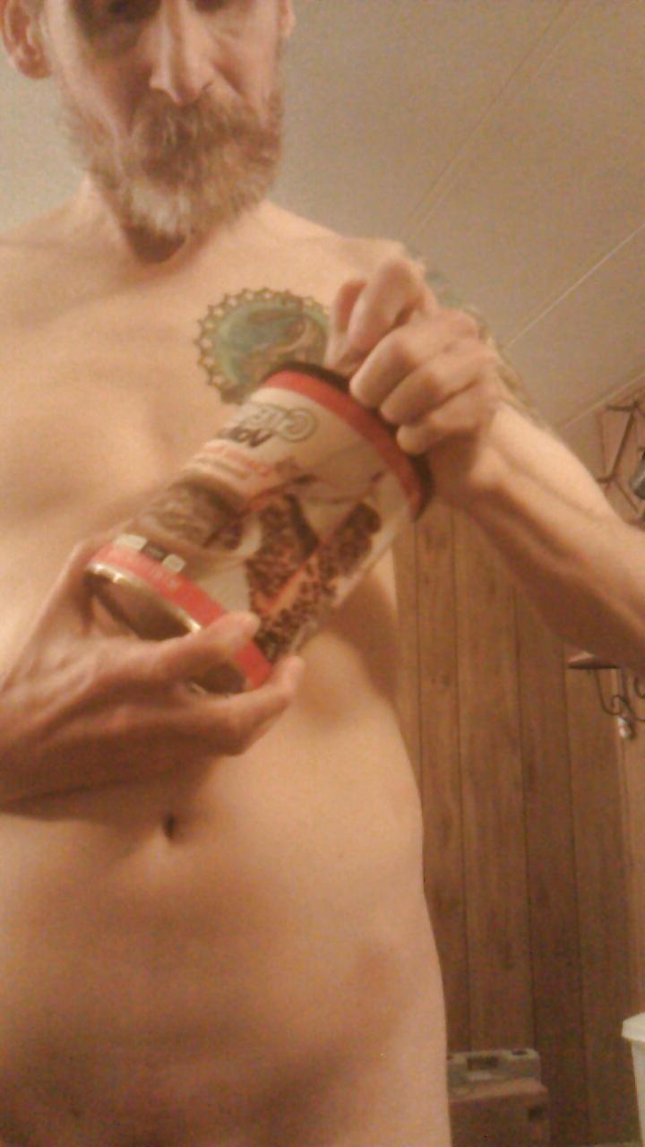9P Me gabe naked in the kitchen