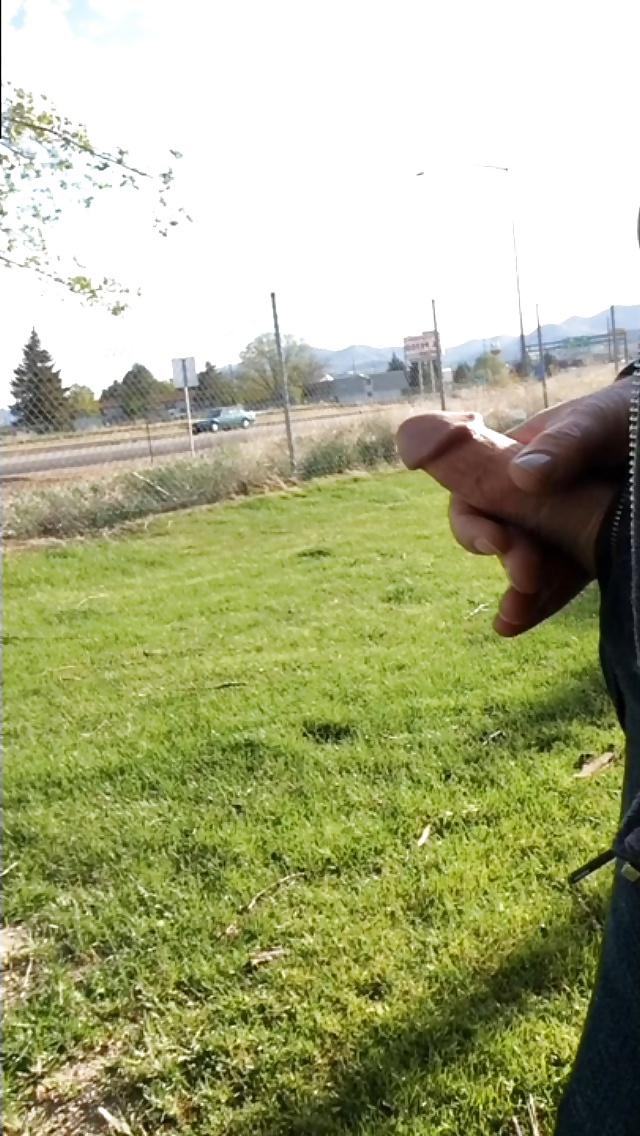 25P My dick in public