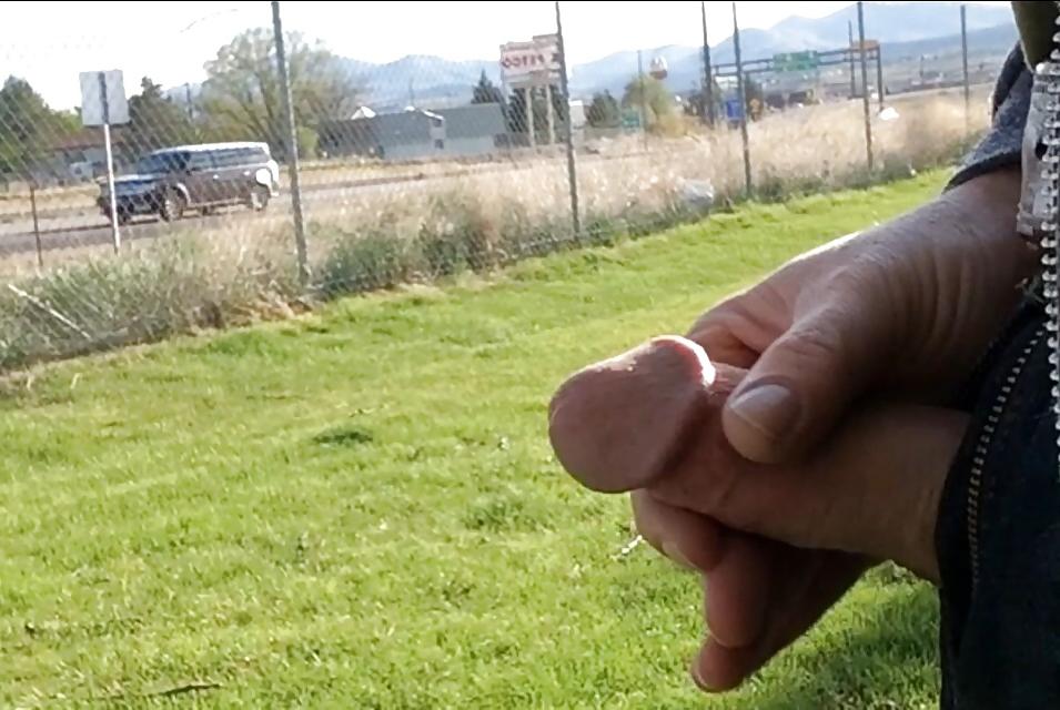 25P My dick in public